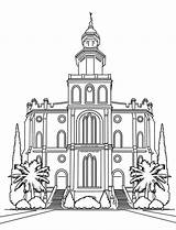 Lds Utah Latter Saints Jesus Temples Ingrahamrobotics sketch template