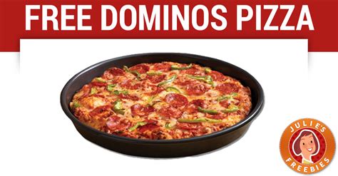 topping pan pizza  dominos julies freebies