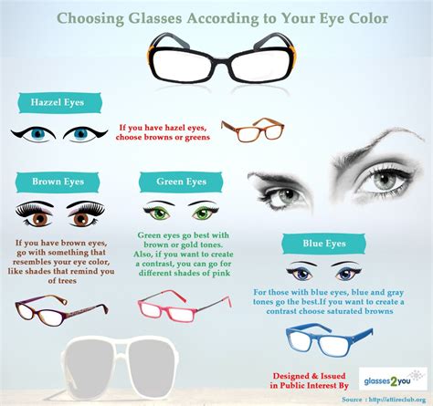 choosing glasses according to your eye color visual ly eyeglasses