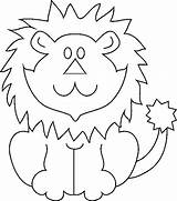 Coloring Lions Pages Kids Print sketch template