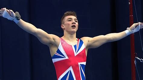 bbc sport european gymnastics gb s sam oldham wins high bar silver
