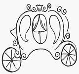 Pages Coloring Carriage Princess sketch template