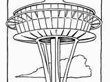 Seattle Coloring Pages Getdrawings sketch template