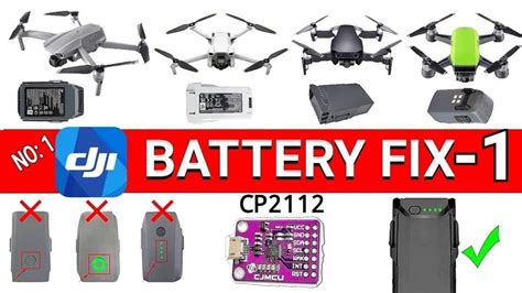 fix dji battery drone repair  dji battery killer cp diy projects lab