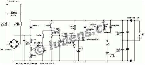 draw  schematic diagram  automatic voltage regulator  ac generator wiring diagram