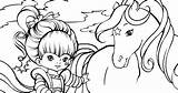Rainbow Brite Coloring Pages Coloriages Horse Colouring Kids Cat Print Color Coloriage Dessin Enfant Printable Printables Characters Cartoon Book Getdrawings sketch template