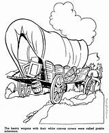 Oregon Trail Wagon Drawing Coloring Getdrawings sketch template