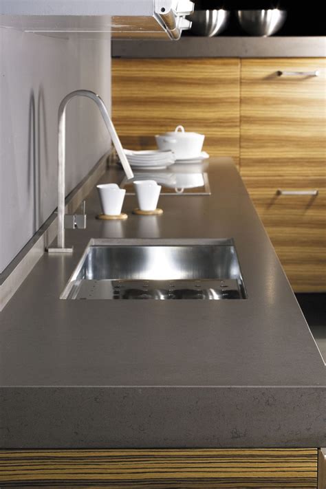 Silestone® Countertop Kitchen White Gray Grey