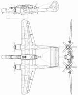 Northrop Widow 61b sketch template