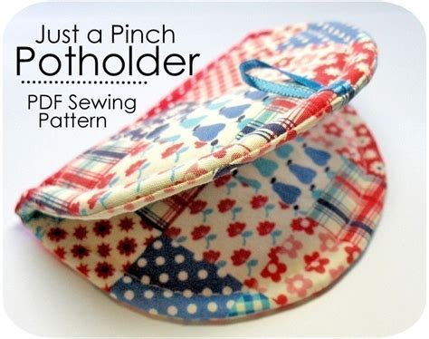 pinch potholder  sewing pattern etsy sewing sewing