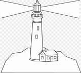 Lighthouse Clipart Clip Outline Drawing Coloring Line Drawings Simple Easy Draw Alexandria Scene Lighthouses Book Sweetclipart Colorable Lineart Tower Transparent sketch template