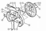 Brake Rear Drum Diagram Ford Brakes Focus Shoe 2005 Sable Mercury 2003 Replace Replacement Remove Taurus Parking Cable Lever 2009 sketch template