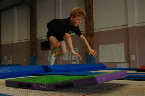 trampolining fun abounds