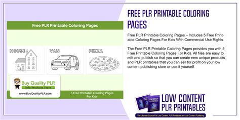 plr printable coloring pages plr coloring printables