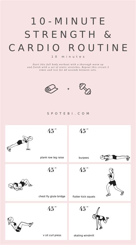 10 minute strength and cardio routine