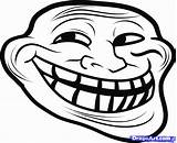 Coloring Troll Face Pages Trollface Gif Popular Clipart sketch template