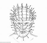 Hellraiser Pinhead Freddy Krueger sketch template