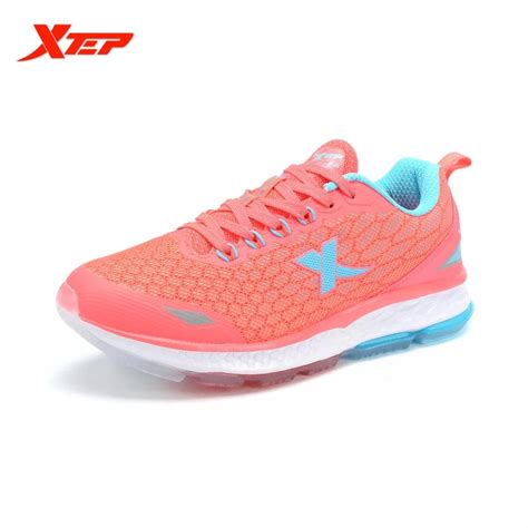 xtep womens luminous light running shoes damping anti slip athletic sneaker air outdoor sports