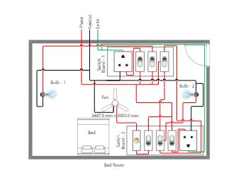 single room wiring diagram edrawmax templates