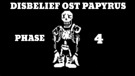 disbelief ost papyrus phase  bonnie game tv thai youtube