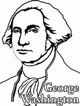 George Washington Coloring Pages Kids sketch template