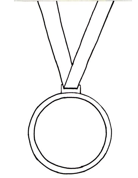 olympic medal coloring page printable   olympic medals