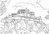 Castle Edinburgh Coloring Pages Drawing Scottish Potter Harry Scotland Printable Castles Supercoloring Getdrawings Select Category Color Print Nature Printables Choose sketch template