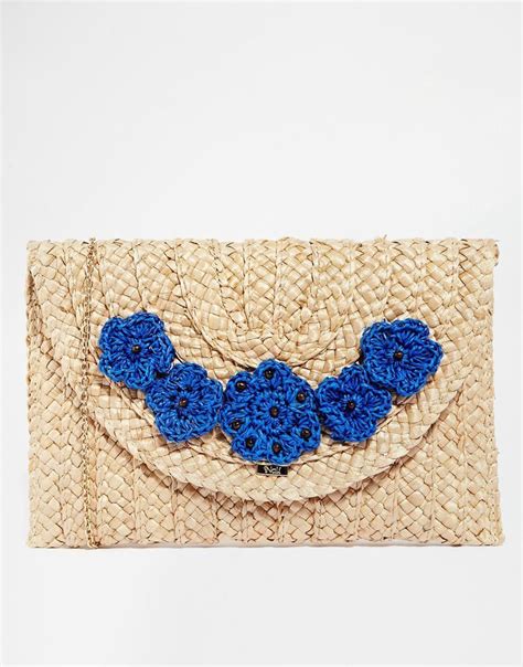 clutches  asos plain  fw straw handbags blue handbags luxury handbags blue clutch