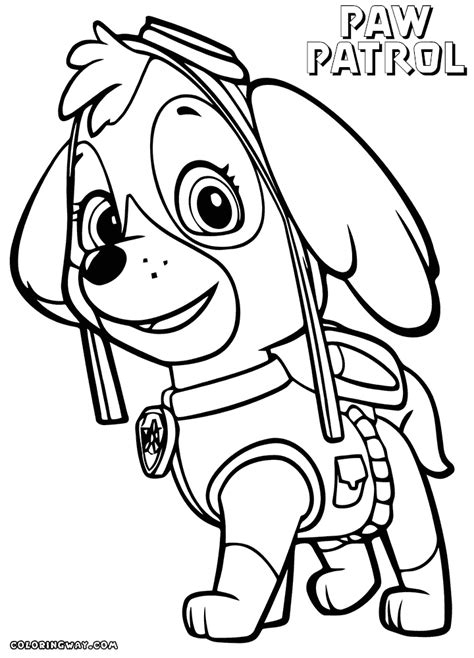 paw patrol coloring pages  getcoloringscom  printable