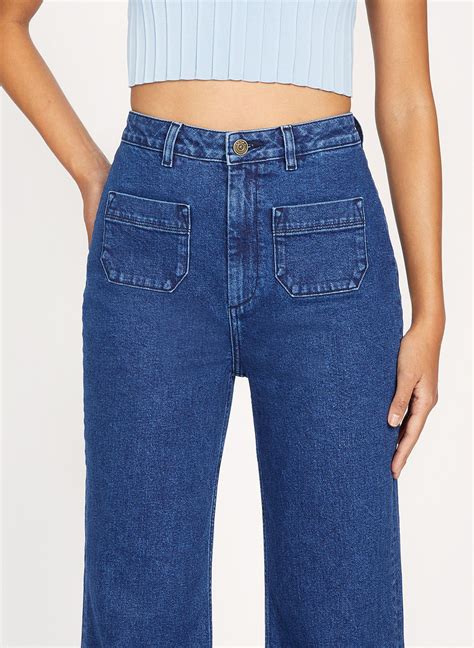 Flared Jeans Met Hoge Taille Brut Kookai Dames Place Des Tendances