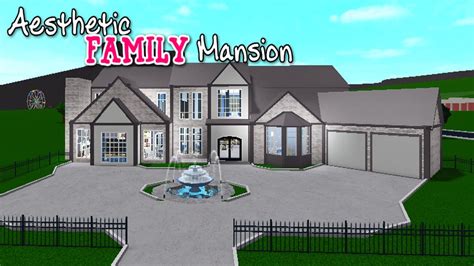 bloxburg aesthetic family mansion youtube