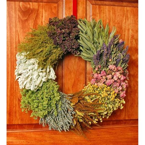Herbal Patchwork Wreath Herbal Wreaths