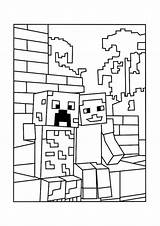 Minecraft Coloring Pages Alex Getcolorings sketch template