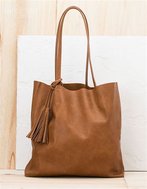 basic soft shopper tassen bershka netherlands shopper bag bags soft