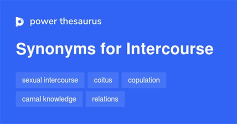 intercourse synonyms 784 words and phrases for intercourse