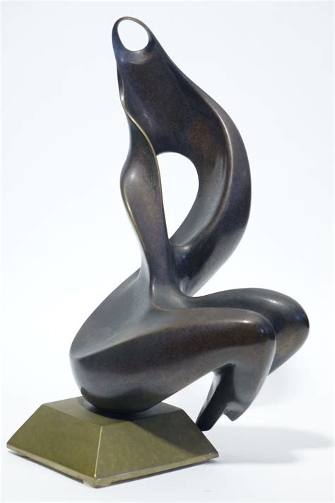sold modern bronze sculpture  rubbish interiors