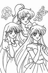 Coloring Pages Sailor Scouts Template sketch template