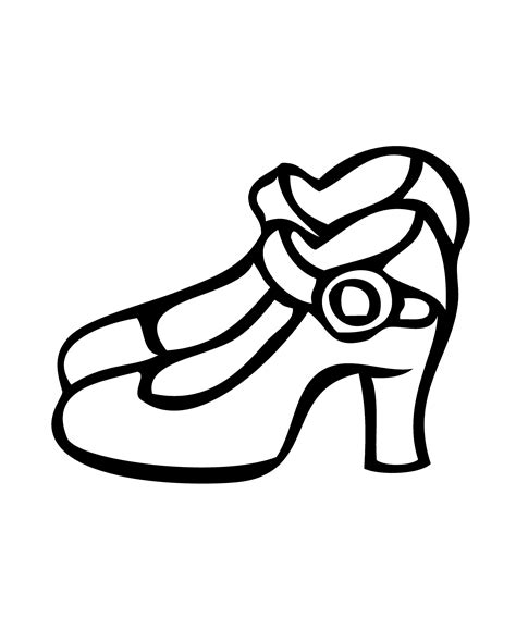 coloring pages shoes printable customize  print