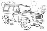 Jeep Coloring Pages Print Kids Wrangler sketch template
