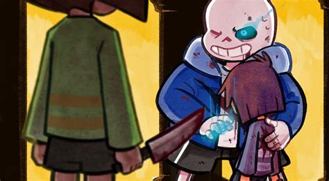 au where sans is able to protect frisk from chara…or at least die trying undertale pinterest