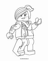 Lego Coloring Lucy Printable Print sketch template