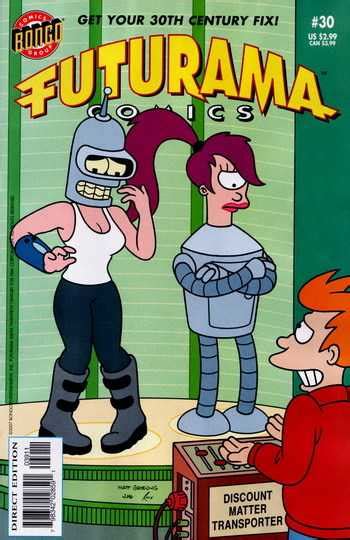 futurama comics 30 fry and the double bag must have item