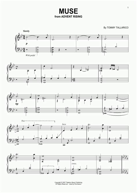 muse piano sheet  onlinepianist