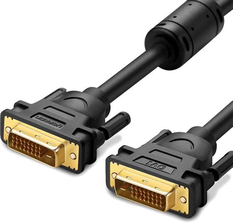 ugreen dvi  dvi cable dvi   dual link male  male cable digital video cable cord gold