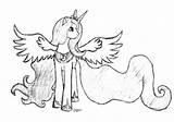 Luna Coloring Pages Princess Mlp Printable Drawing Awesome Getdrawings Color Comments Getcolorings Popular Print Coloringhome sketch template
