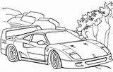 Ferrari Coloring Pages Car F40 Drawing Drawings Royce Color Rolls Maserati Printable Print Getcolorings Getdrawings Cars Visit sketch template
