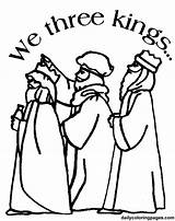 Wise Kings sketch template