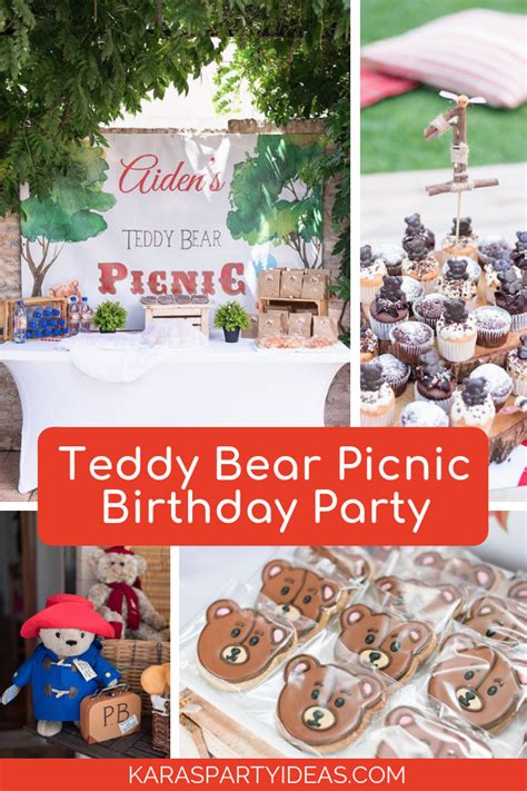 karas party ideas teddy bear picnic birthday party karas party ideas