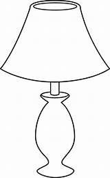 Lamp Clipart Outline Clip Colouring Lamps Table Kids Cliparts Floor Line Light Lampshade Coloring Colorable Clipartpanda Clipartbest Transparent Library Side sketch template