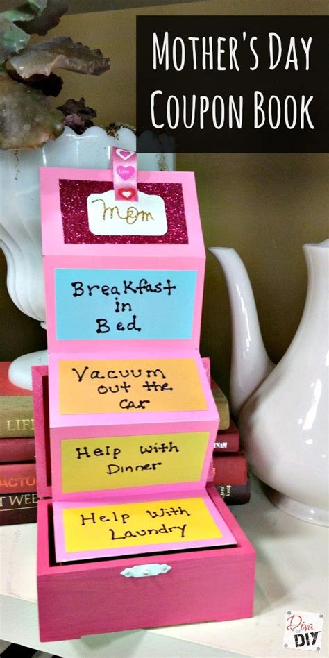 create  easy unique mothers day coupon book homemade